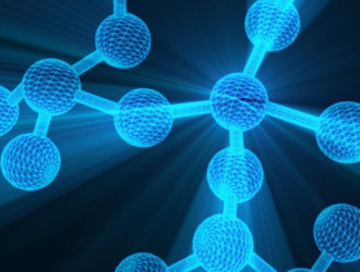 Atoms 33 Blue Molecular Structure 