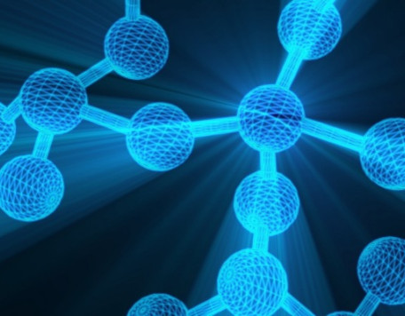 Atoms 33 Blue Molecular Structure 